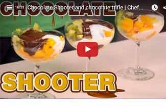 Chocolate Shooter and chocolate trifle